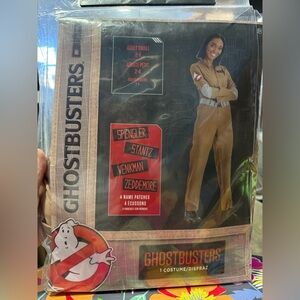 Unbranded Party city Ghostbusters Costume with Name Patches Adult Small